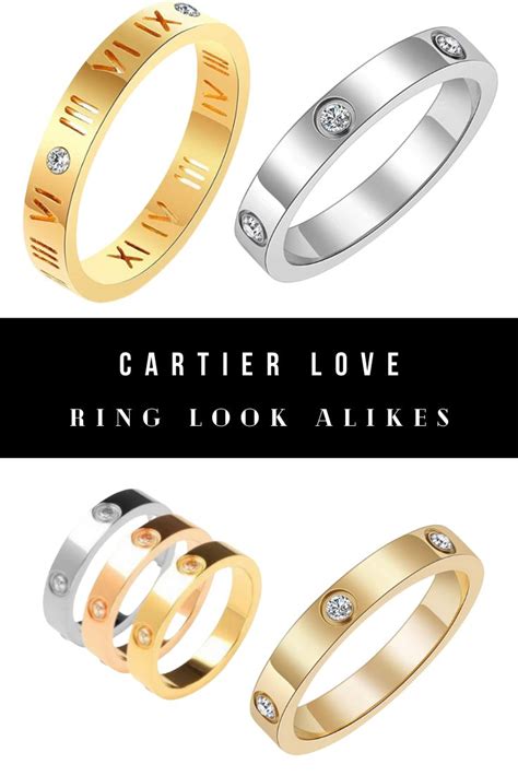 ring cartier replica|cartier love ring look alike.